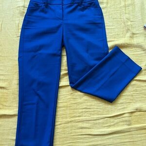 White House Black Market Royal Blue Straight Leg Pants